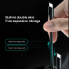 5_in_1_Super_Fast_Charging_Dua_Image_2 5 in 1 Super Fast Charging Dual Pull Out Retractable Car Charger 12 24V Output TYPE C Car Adapters with QC 3.0 Function