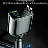 5_in_1_Super_Fast_Charging_Dua_Image_4 5 in 1 Super Fast Charging Dual Pull Out Retractable Car Charger 12 24V Output TYPE C Car Adapters with QC 3.0 Function